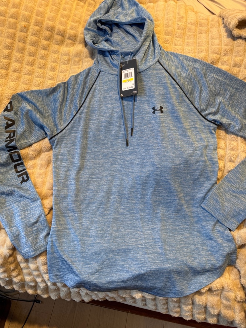 Under Armour Light Blue Heather Performance velocity